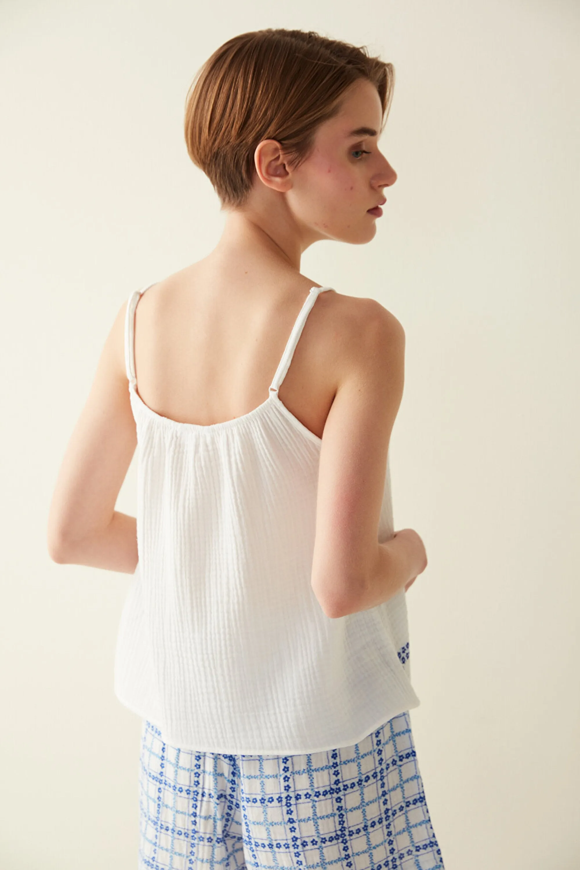 Carrie Solid Pyjama Tops