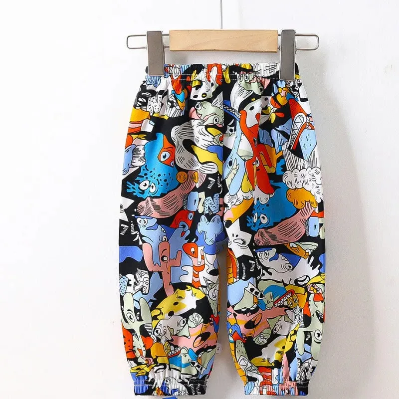 Cartoon Soft Ankle Pants