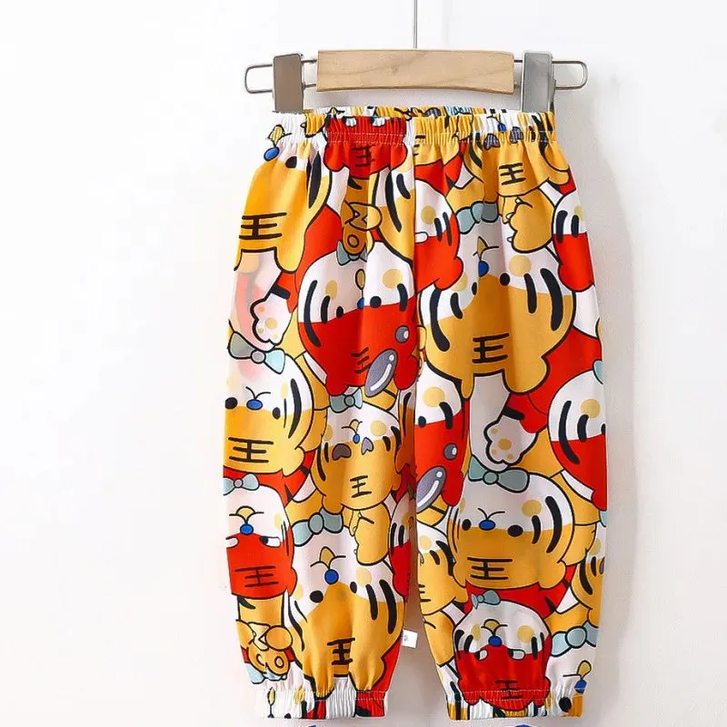 Cartoon Soft Ankle Pants