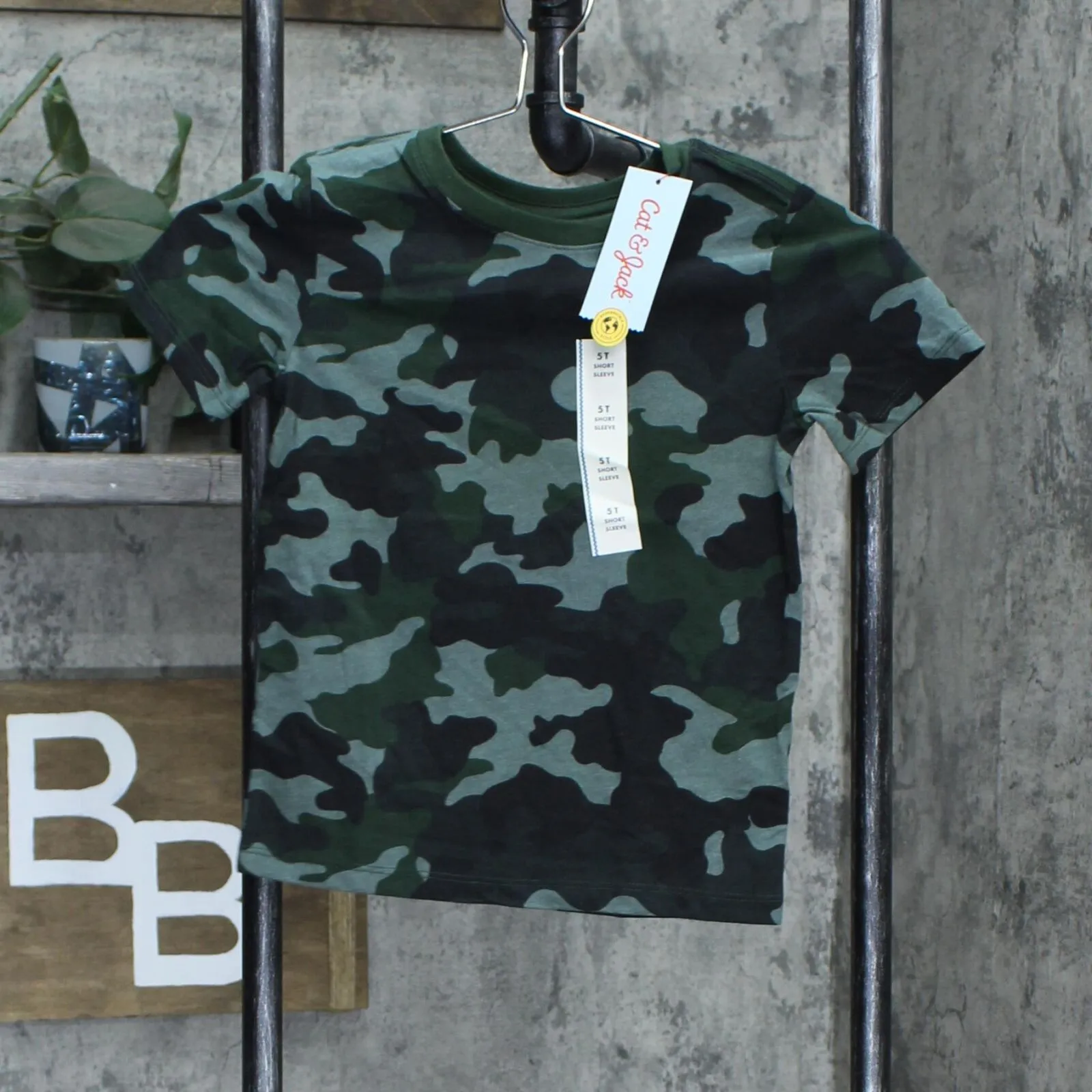 Cat & Jack Toddler Boys' Camo Jersey Knit T-Shirt