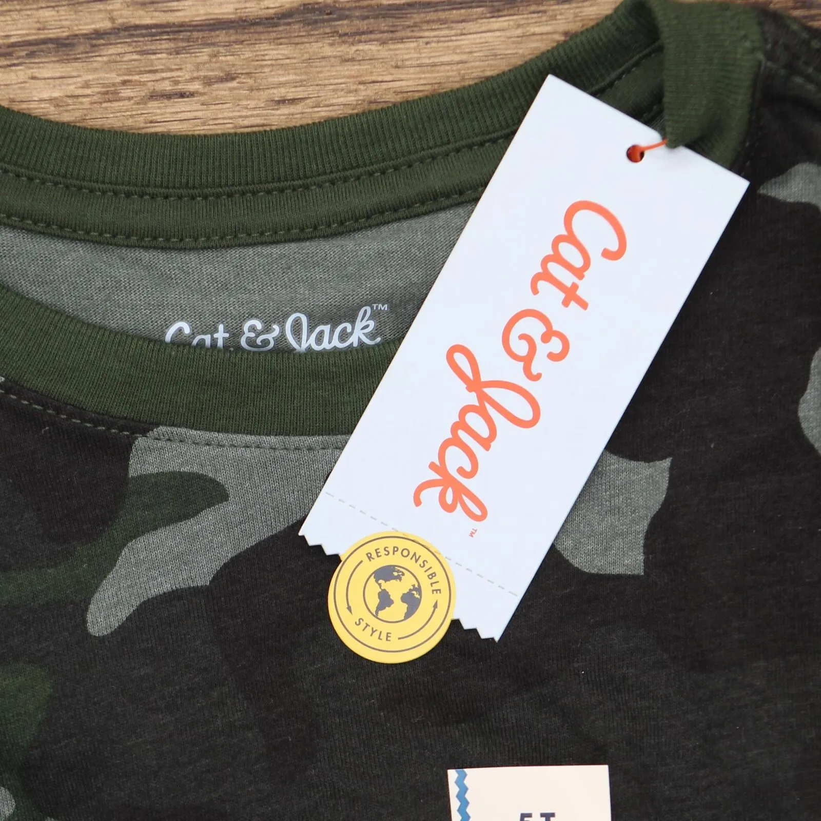 Cat & Jack Toddler Boys' Camo Jersey Knit T-Shirt