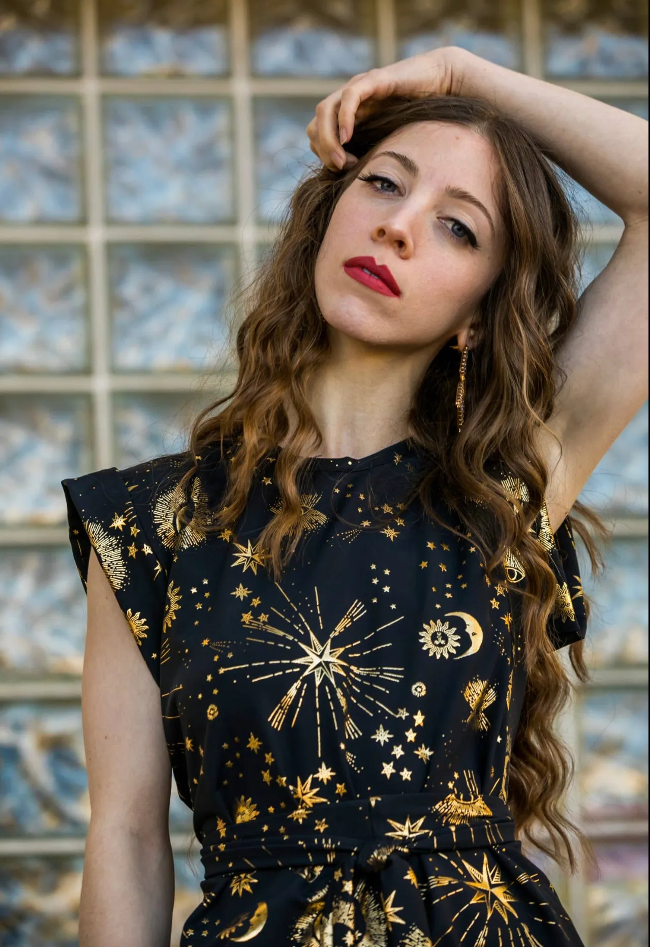 Celestial Tunic Top Mini Dress