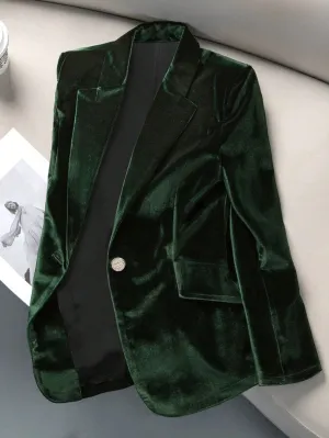 Chaqueta de terciopelo elegante para mujer  CR
