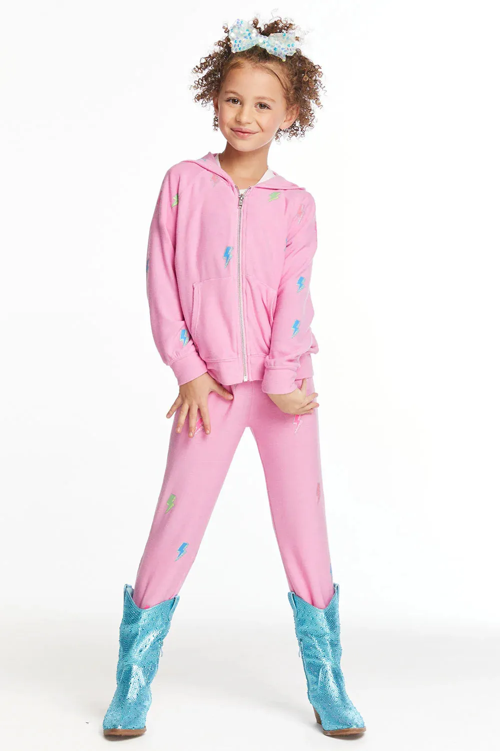 Chaser- Glitter Bolts Girls Pant