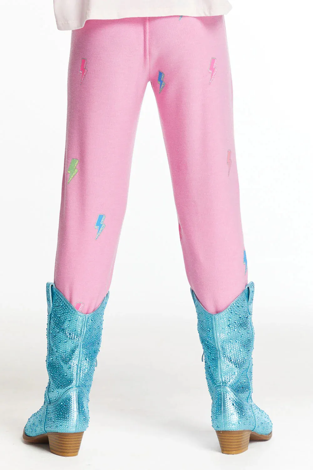 Chaser- Glitter Bolts Girls Pant