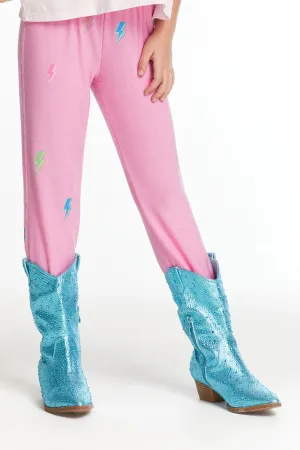 Chaser- Glitter Bolts Girls Pant