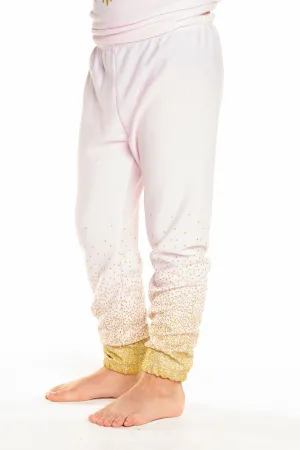 Chaser Pink Glitter Cozy Knit Pants