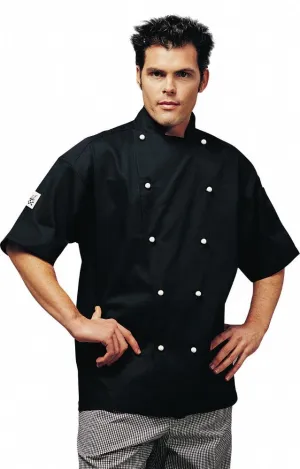 Chef Revival - Classic Black Short Sleeve Chef Jacket