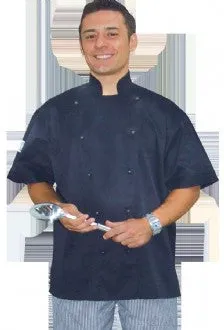 Chef Revival - Classic Black Short Sleeve Chef Jacket