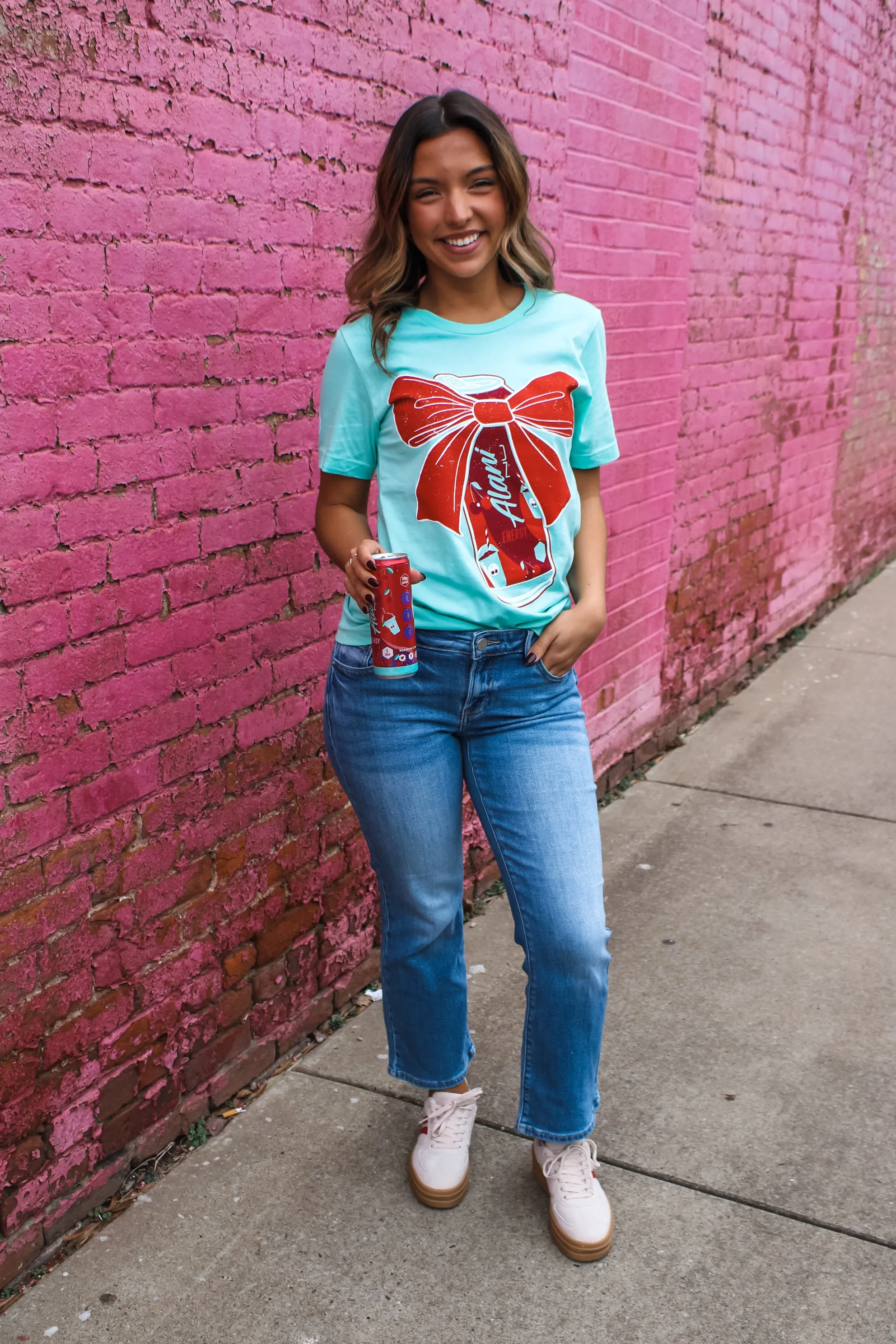 Cherry Slush Graphic Tee • Mint