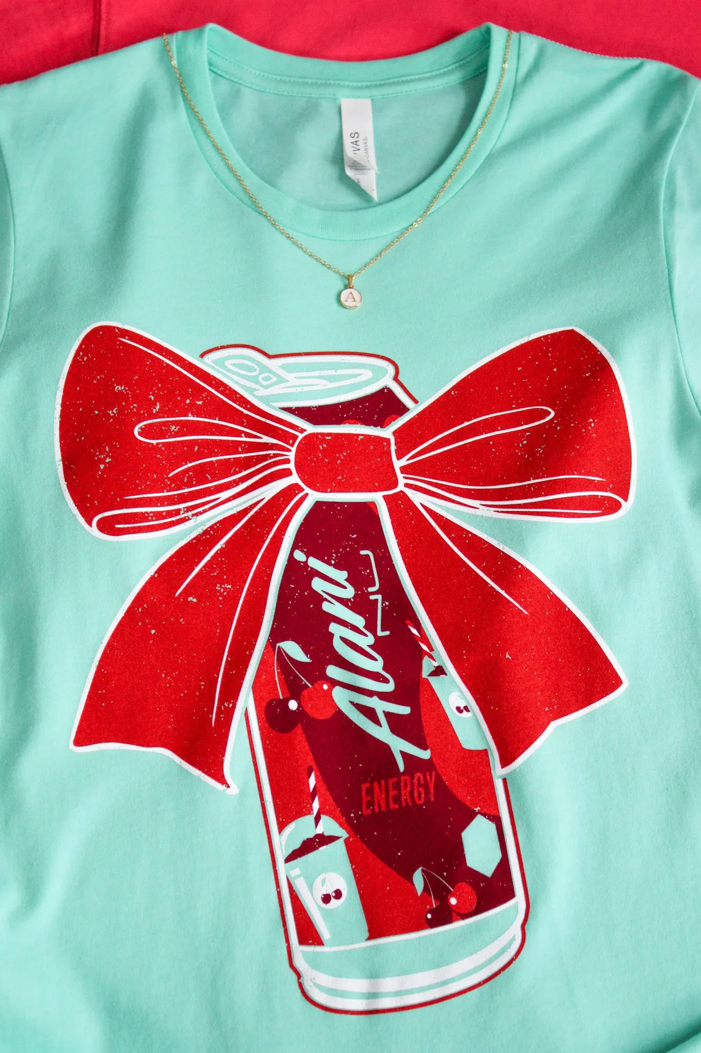 Cherry Slush Graphic Tee • Mint