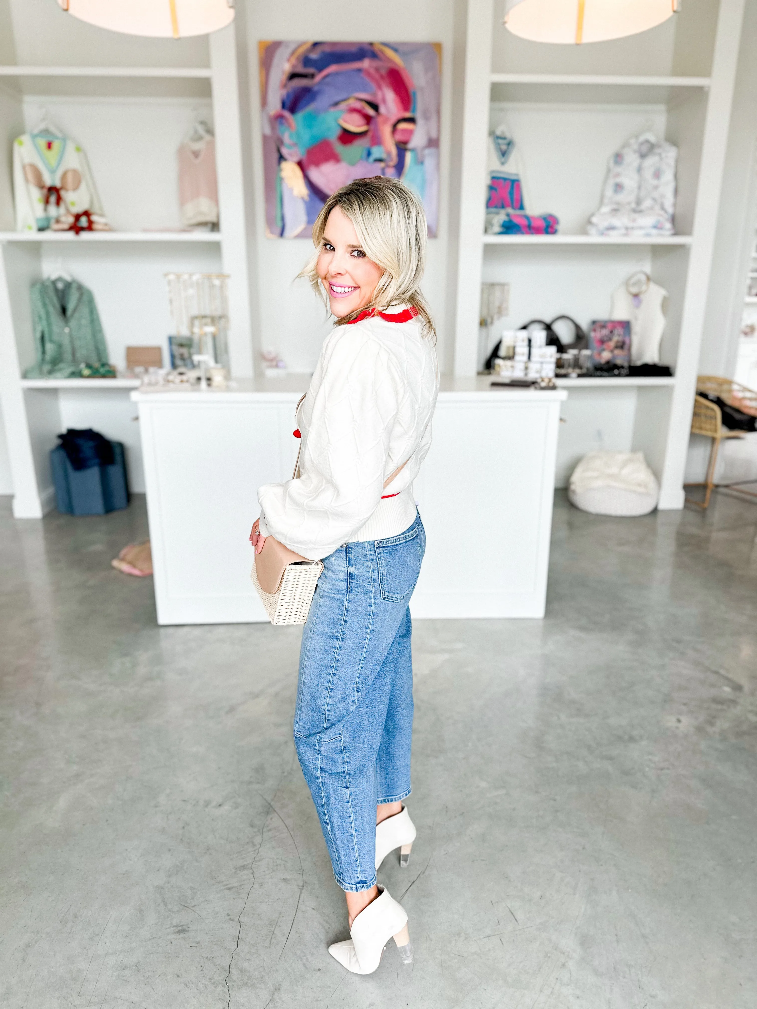 Cherry Sweater Cardigan