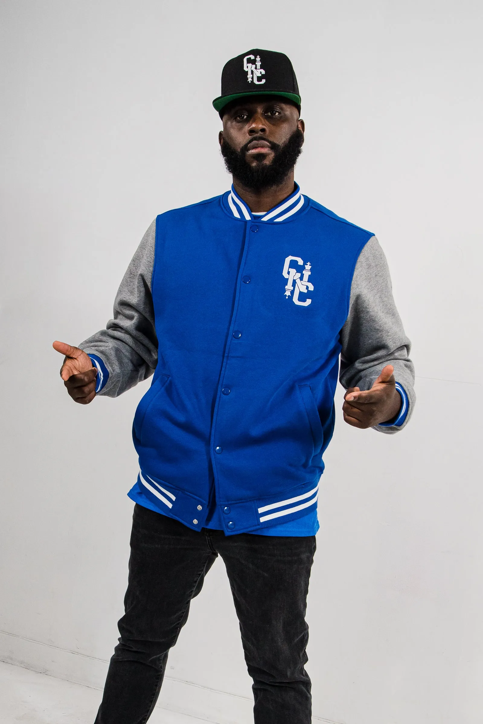 Chess N Checks - King "Emblem"  Letterman Jacket