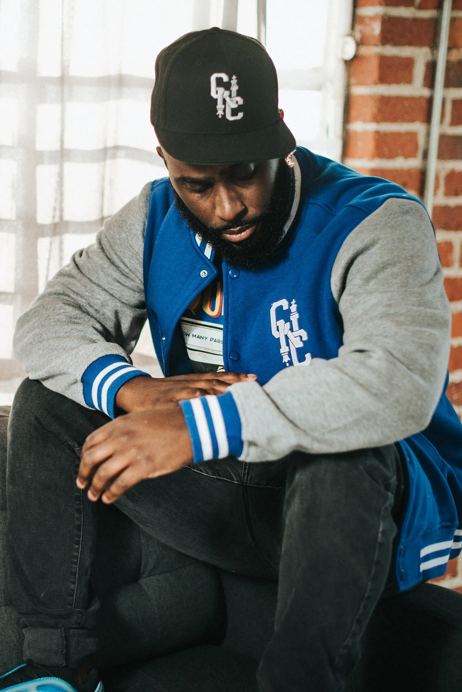 Chess N Checks - King "Emblem"  Letterman Jacket