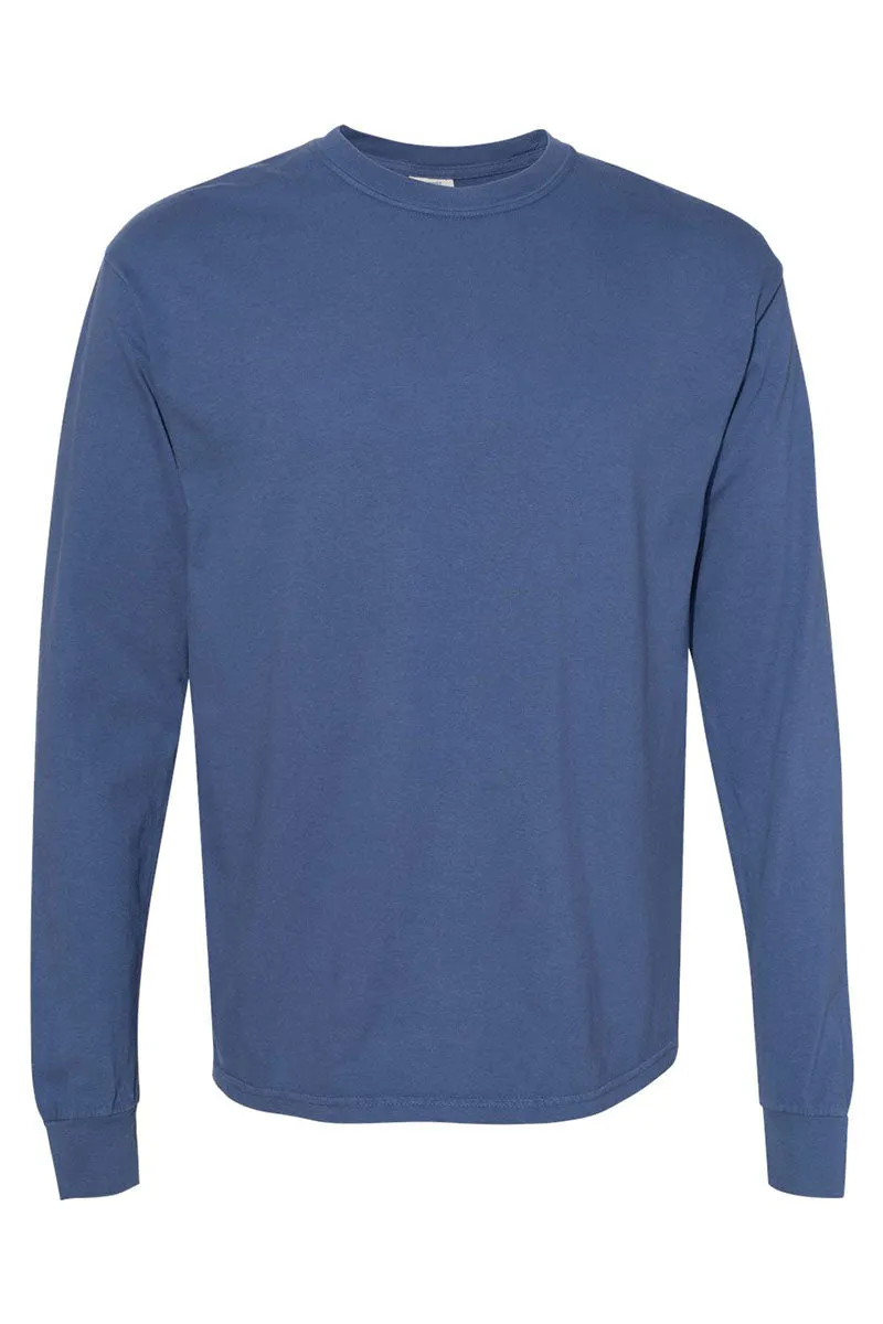 Chinoiserie Stocking Comfort Colors Heavyweight Long Sleeve T-Shirt