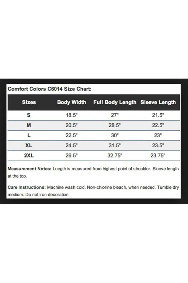 Chinoiserie Stocking Comfort Colors Heavyweight Long Sleeve T-Shirt