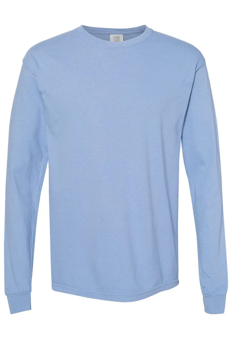 Chinoiserie Stocking Comfort Colors Heavyweight Long Sleeve T-Shirt