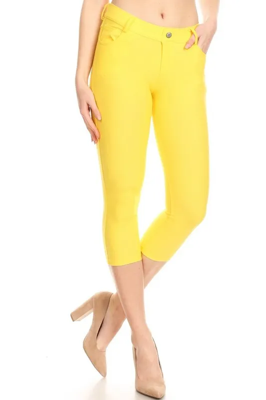 Classic Jeggings Capris - Final Sale