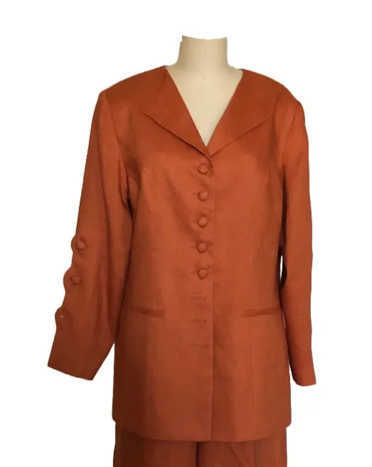 Classic Linen Jacket - Style #1901K (White)