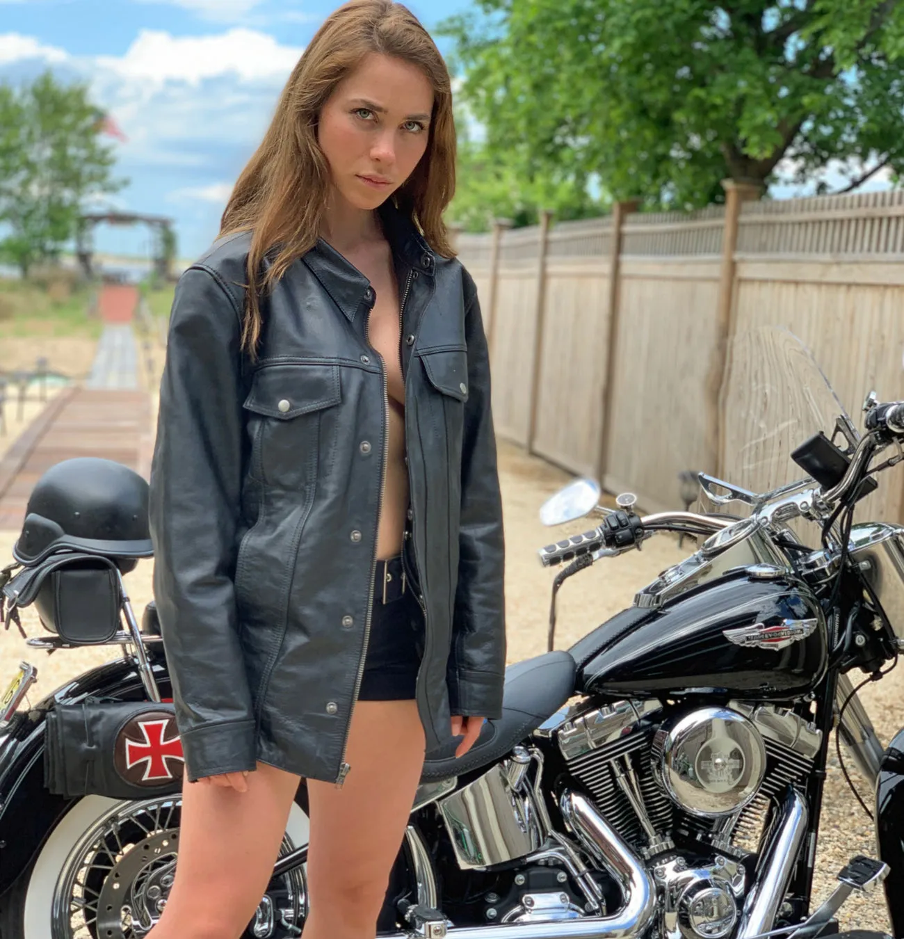 Classic Riding Shirt<BR>by Biker Dope™