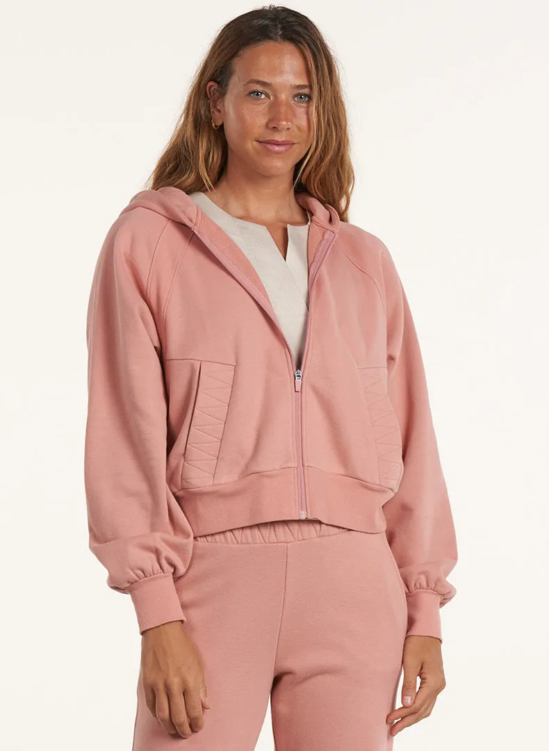 Cloud Trapunto Stitch Hoodie