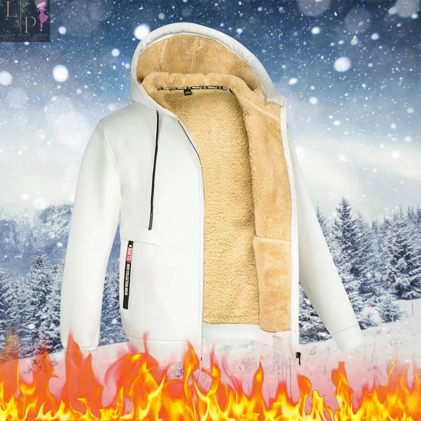 Coats Zipper Hoodies, Warm Jackets Long Sleeve Sweatshirts, Casual Sports Hooded Coats