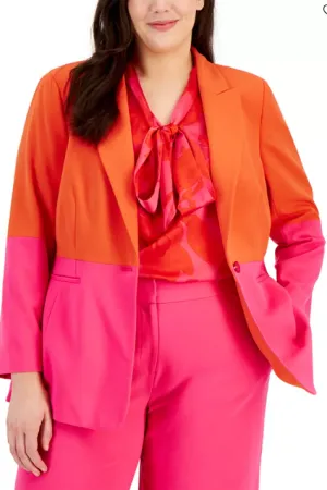 Color-Blocked Suit