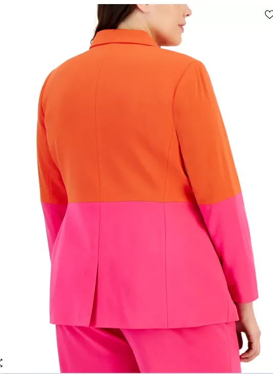 Color-Blocked Suit