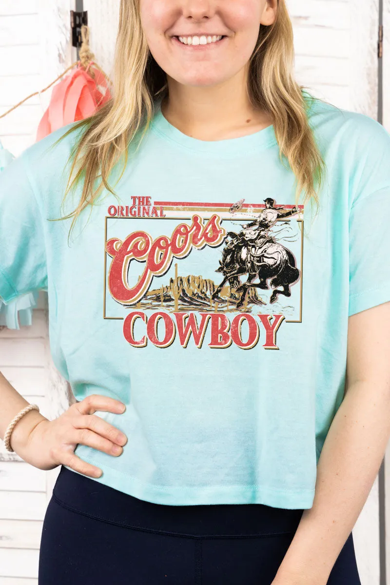 Coors Cowboy Women's Soft-Tek Blend Crop T-Shirt
