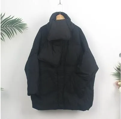 Cotton Padded Long Over Knee Parka Coats