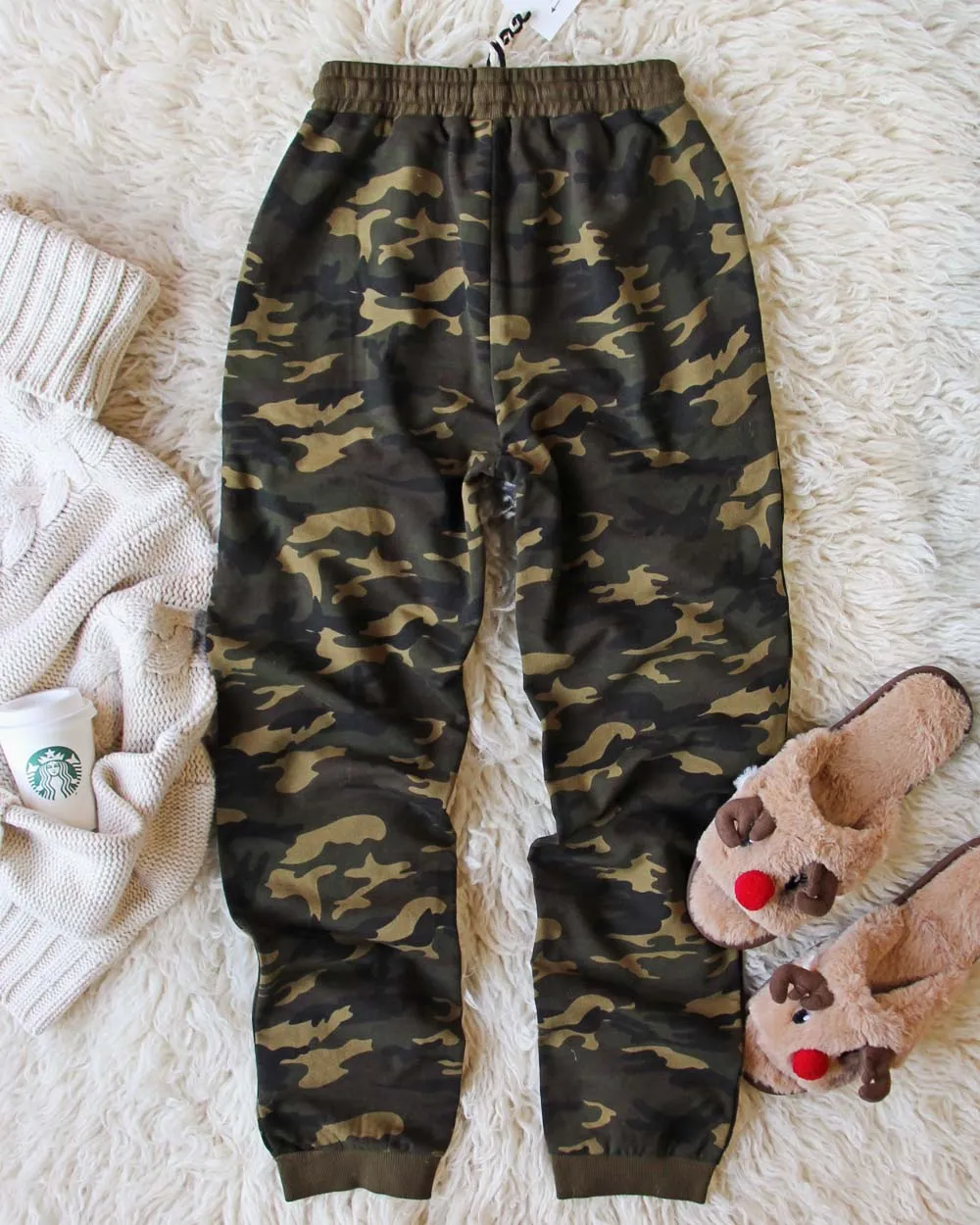 Cozy Camo Joggers