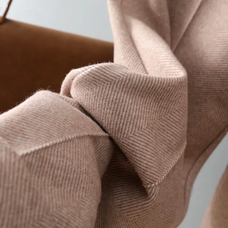 Cozy Casual Woolen Thick Warm Trousers