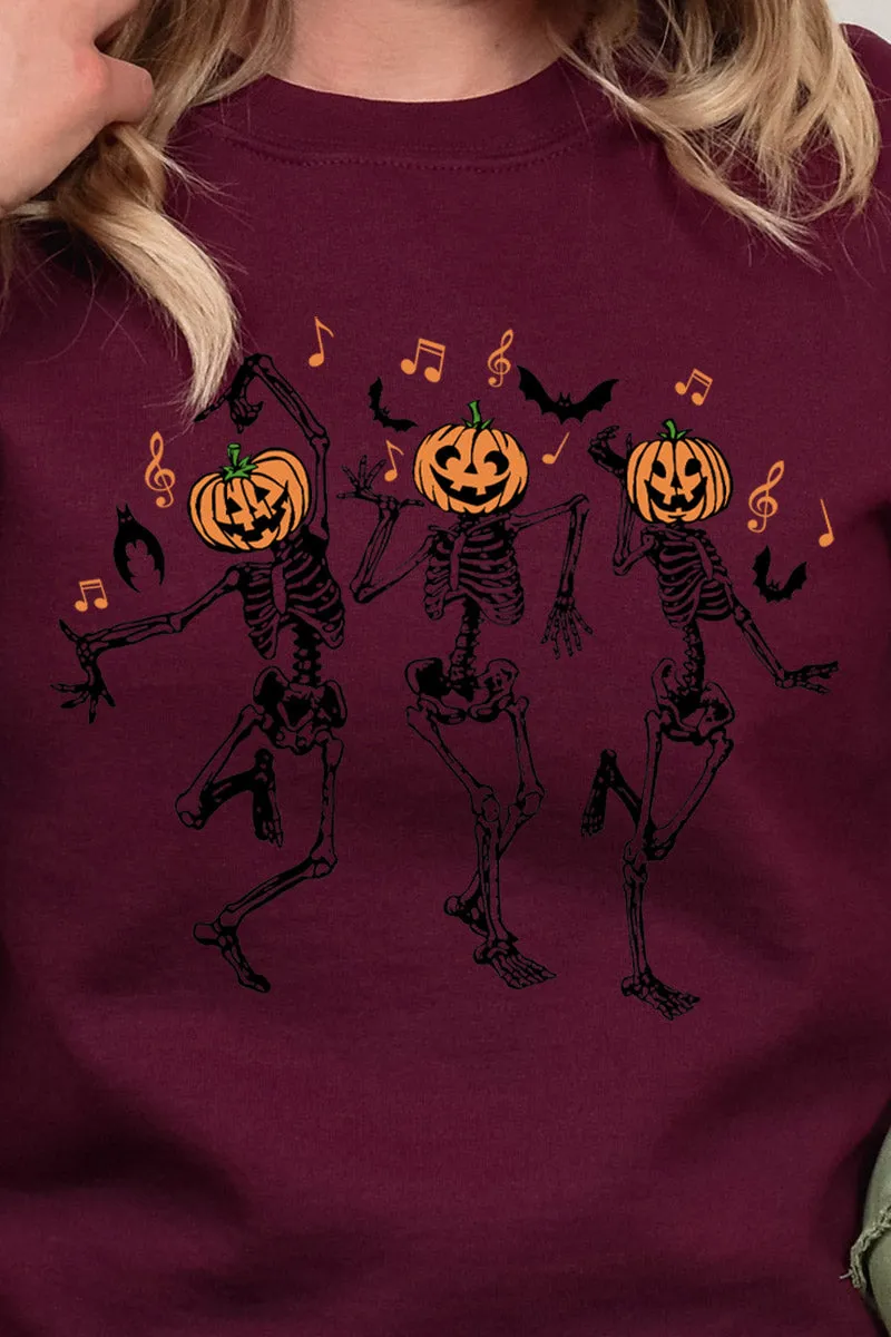 Dancing Pumpkins DryBlend Adult Long Sleeve Tee
