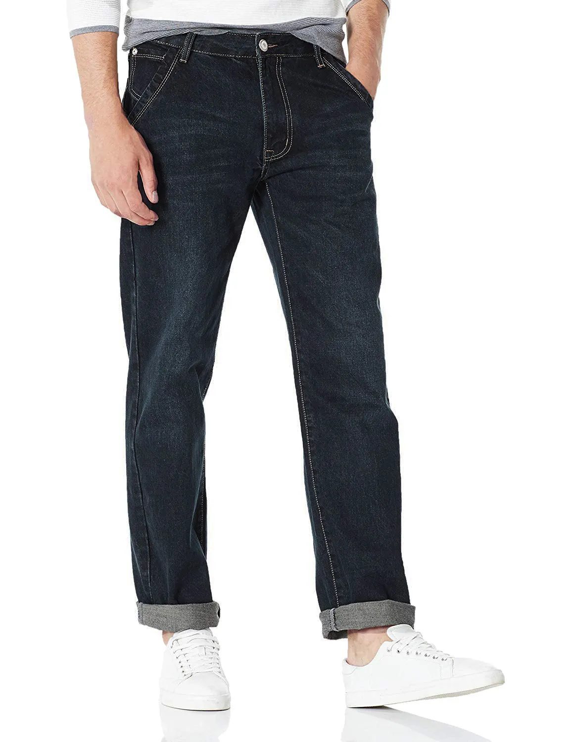 Demon&Hunter 809 Series Men's Loose Fit Relaxed Jeans