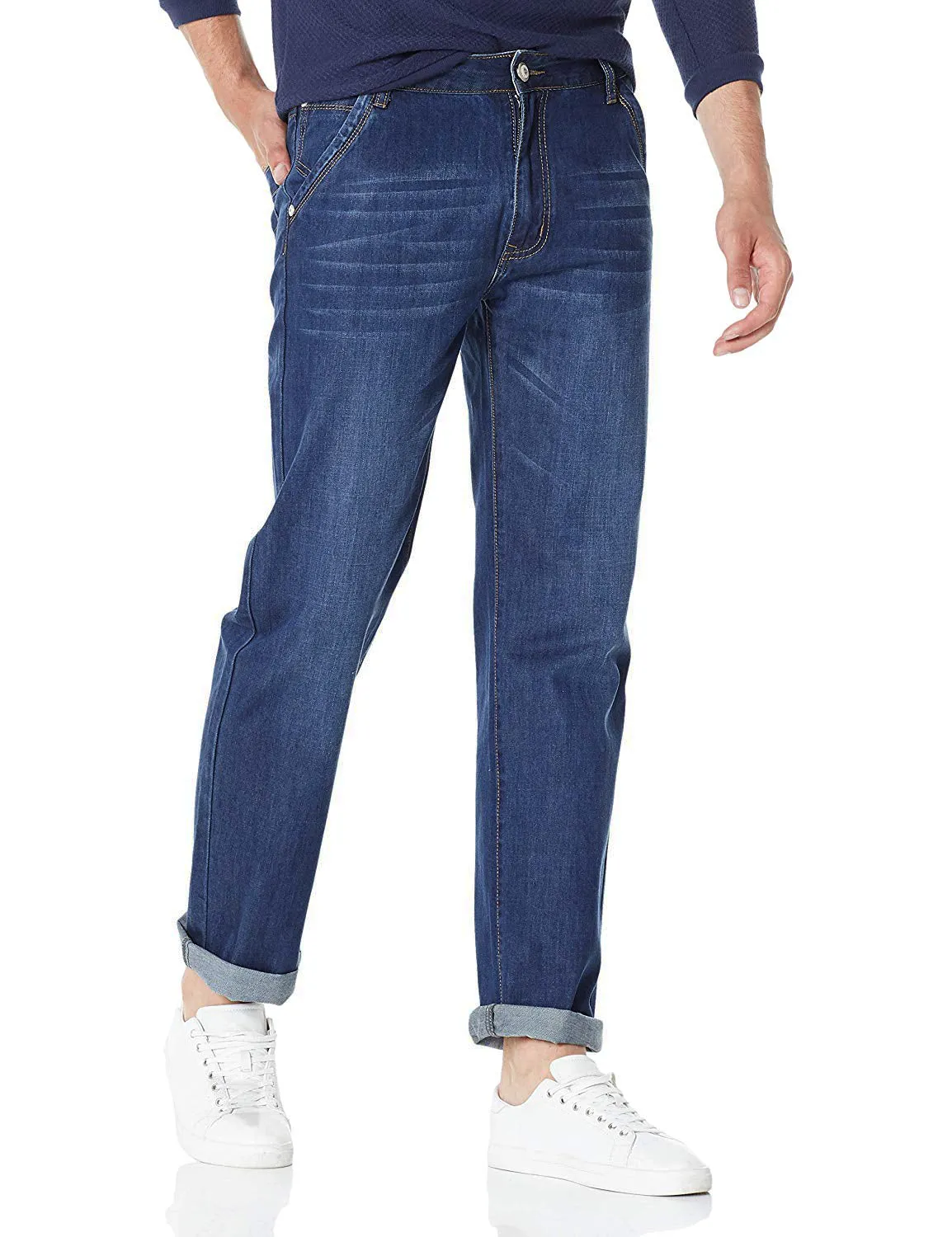 Demon&Hunter 809 Series Men's Loose Fit Relaxed Jeans