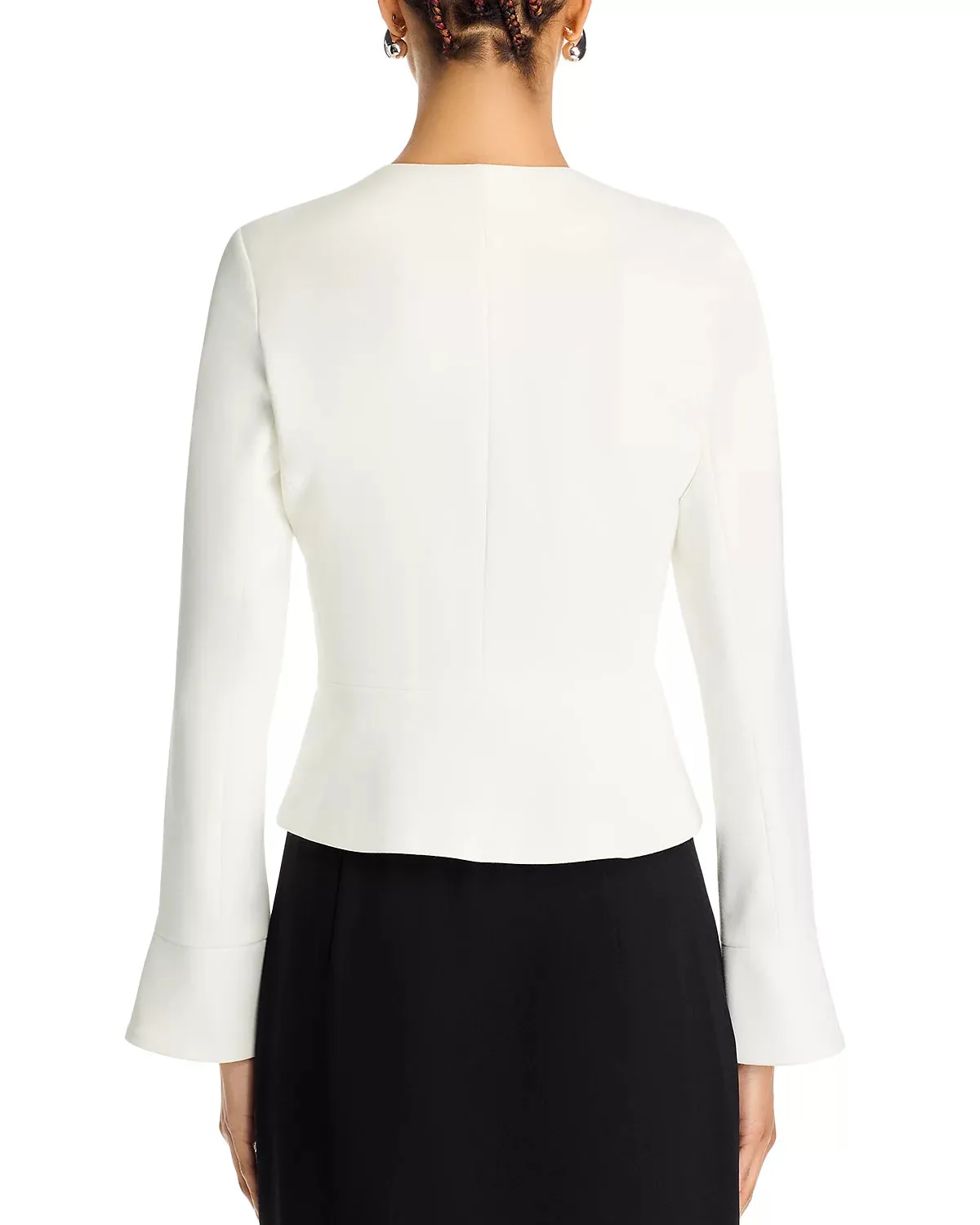 DEREK LAM 10 CROSBY ELIZABETH PEPLUM JACKET