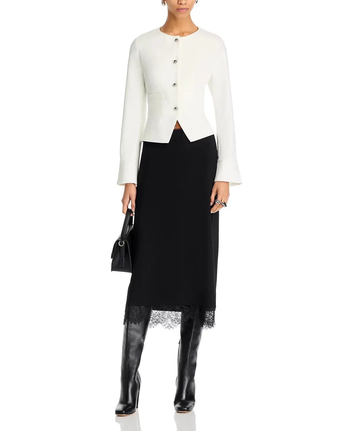 DEREK LAM 10 CROSBY ELIZABETH PEPLUM JACKET