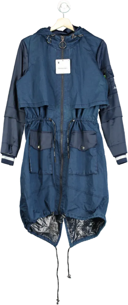 Desigual Navy Blue Love Jacket UK S