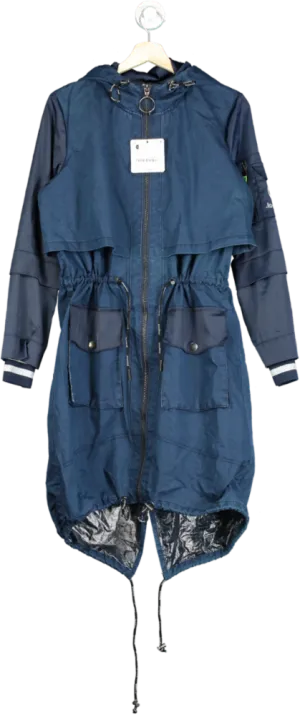 Desigual Navy Blue Love Jacket UK S