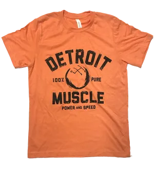 Detroit Muscle Speedball Tee, Heather Orange