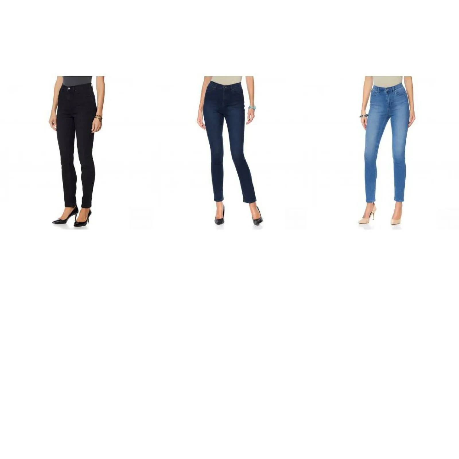 DG2 by Diane Gilman Women's Petite Virtual Stretch Skinny Jeans