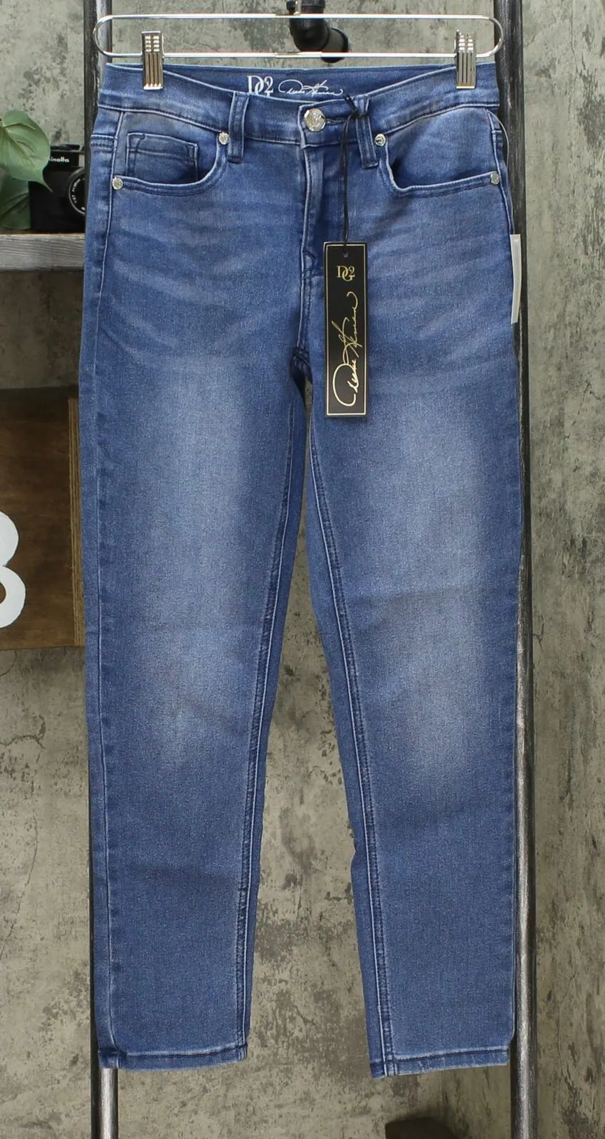 DG2 by Diane Gilman Women's Petite Virtual Stretch Skinny Jeans