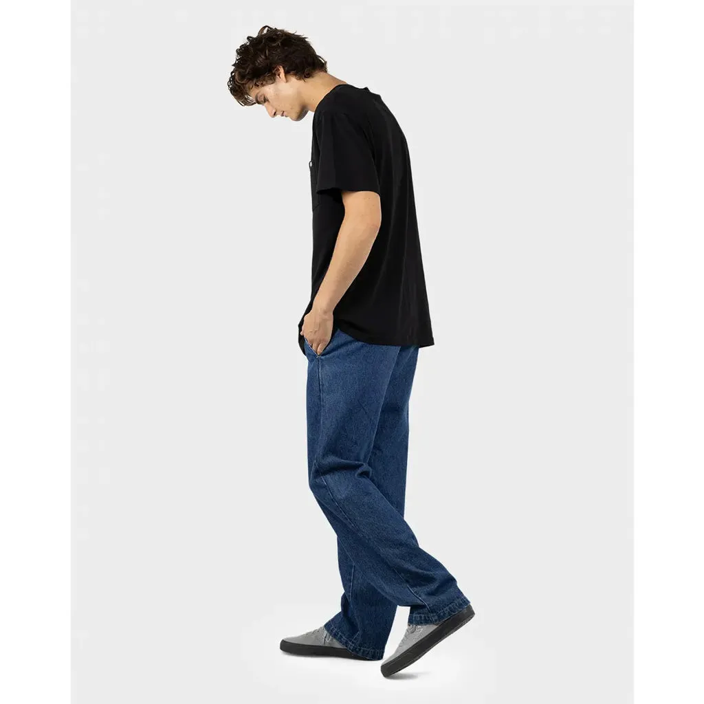 DICKIES 874 ORIGINAL RELAXED FIT DENIM JEAN - STONE WASH INDIGO