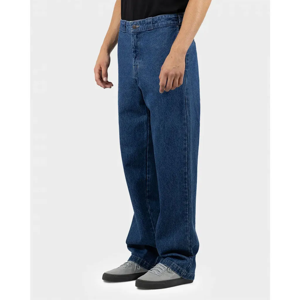 DICKIES 874 ORIGINAL RELAXED FIT DENIM JEAN - STONE WASH INDIGO