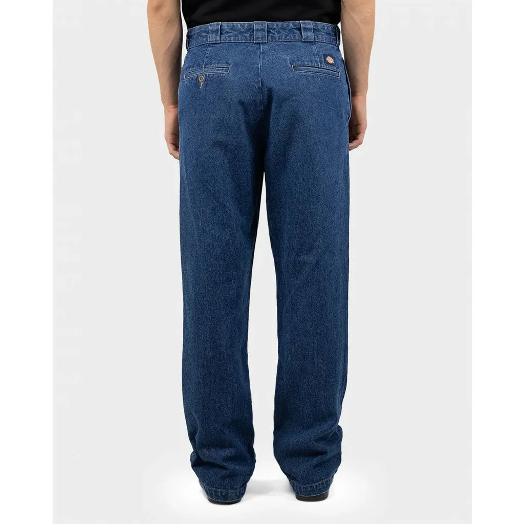 DICKIES 874 ORIGINAL RELAXED FIT DENIM JEAN - STONE WASH INDIGO