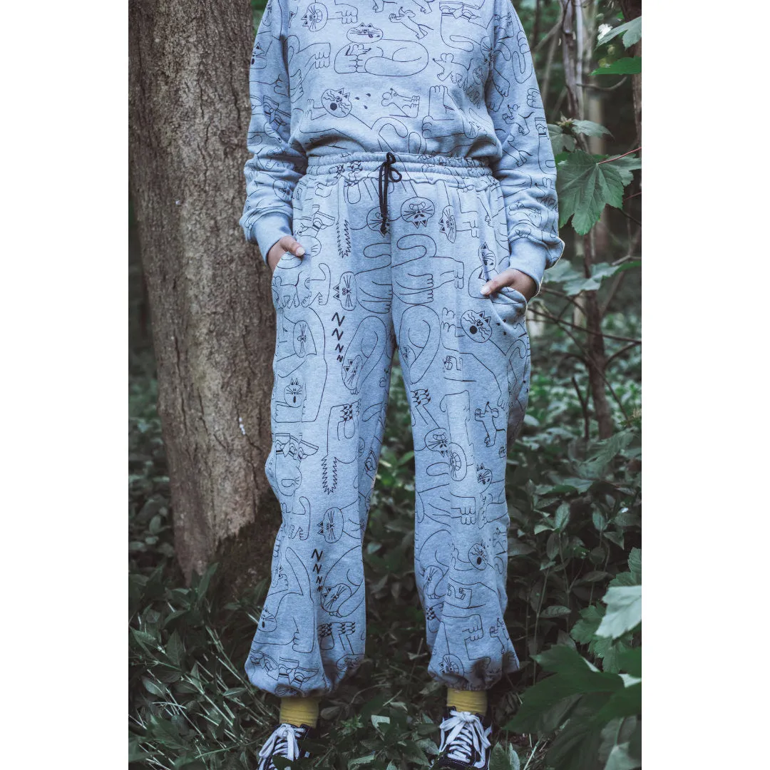 Dora Grey Organic Joggers - MADE TO ORDER
