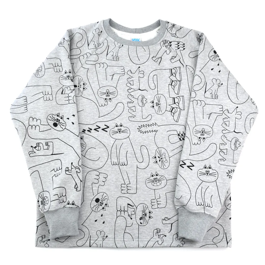 Dora Grey Organic Tracksuit - MADE TO ORDER