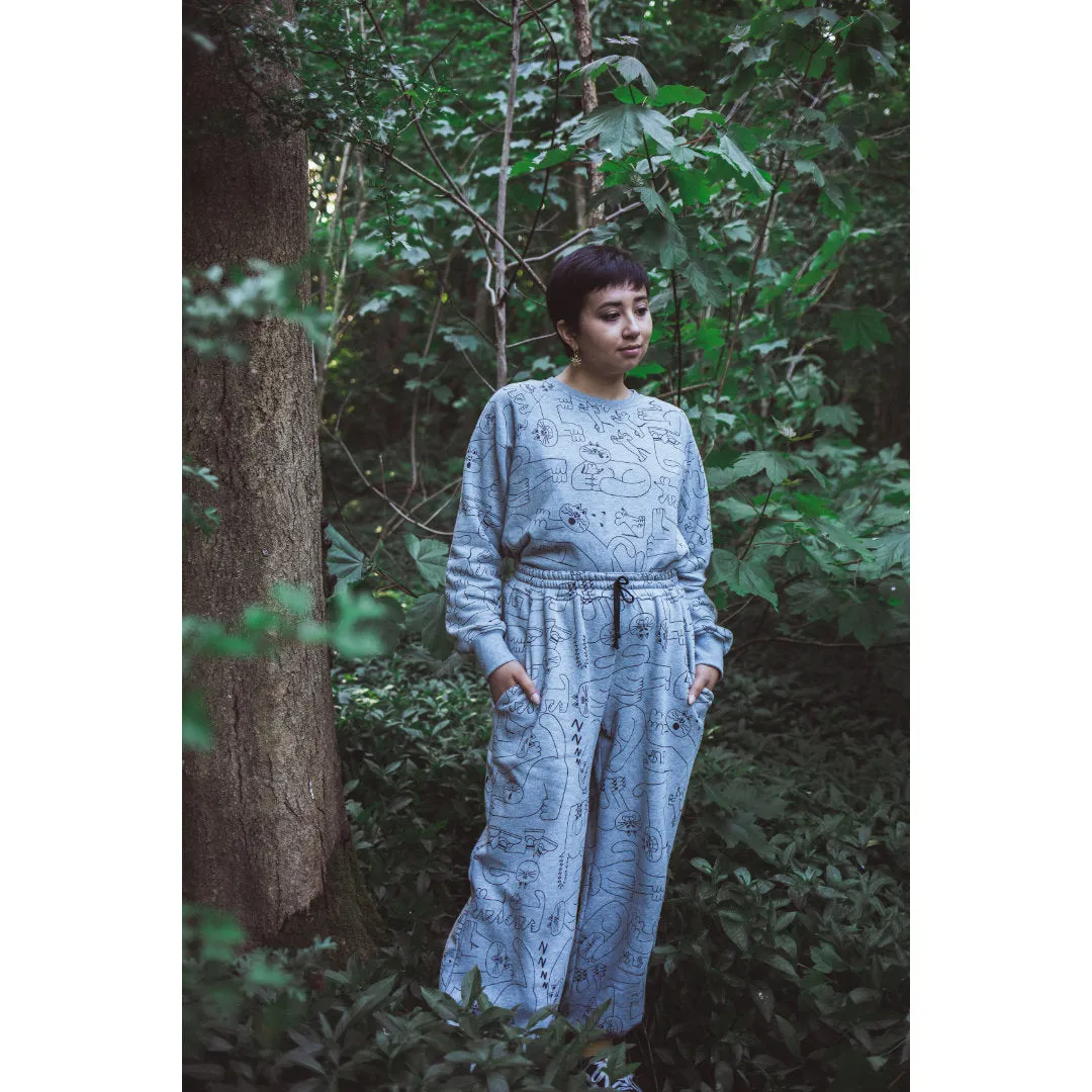 Dora Grey Organic Tracksuit - MADE TO ORDER