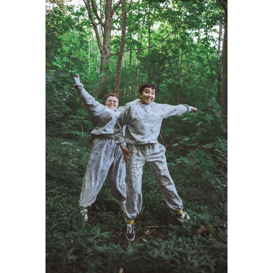 Dora Grey Organic Tracksuit - MADE TO ORDER