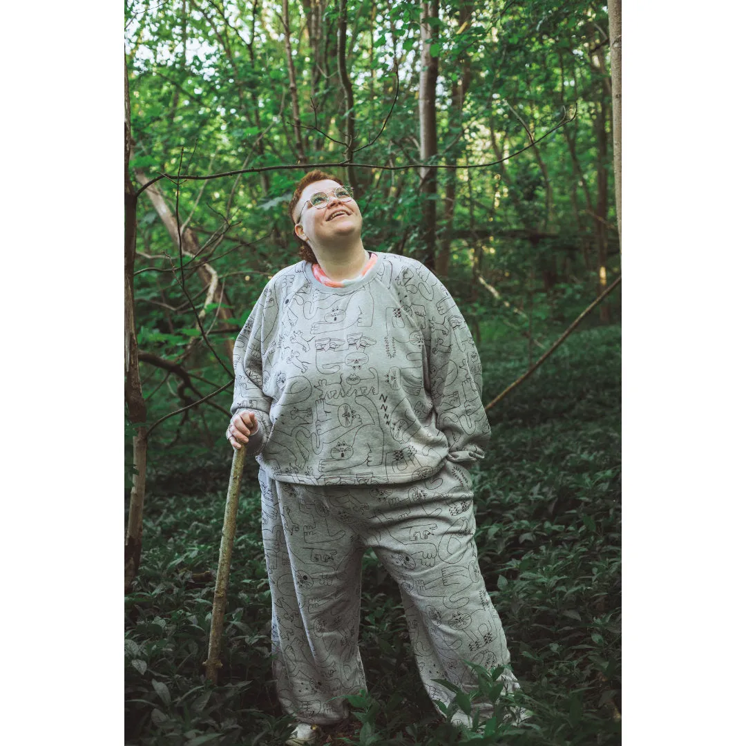 Dora Grey Organic Tracksuit - MADE TO ORDER